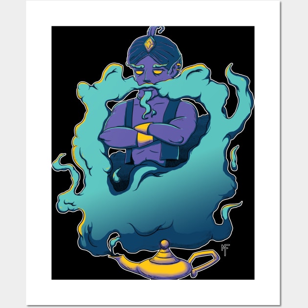 Genie Wall Art by Mike's Prints